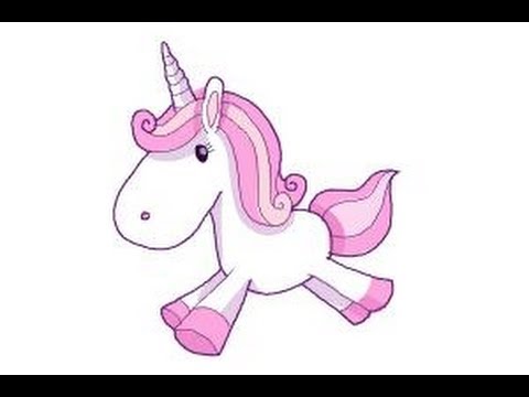 480x360 How To Draw A Cute And Simple Unicorn - Unicorn Simple Drawing