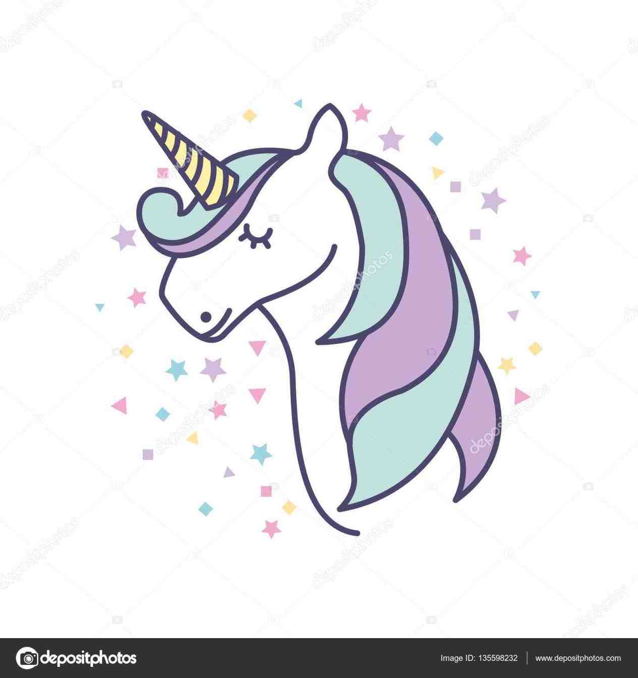 1264x1343 Unicorn Drawings - Unicorn Simple Drawing