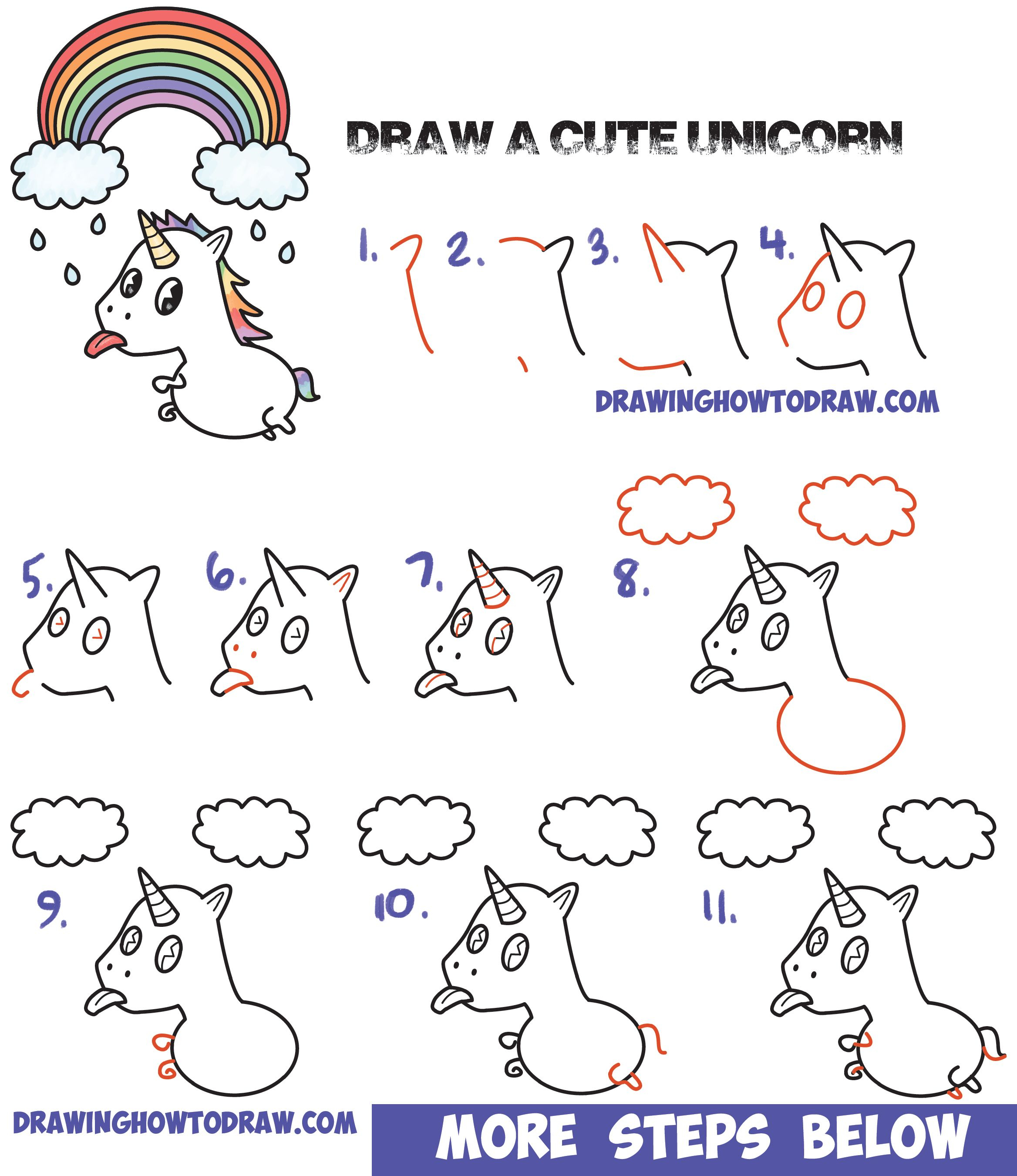 2336x2700 unicorn simple drawing at getdrawingscom free for personal use x - Unicorn Simple Drawing