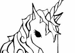 300x210 Drawing A Unicorn Unicorn Profile Drawing - Unicorn Simple Drawing