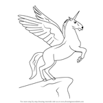 150x150 Learn How To Draw A Unicorn With Wings - Unicorn With Wings Drawing