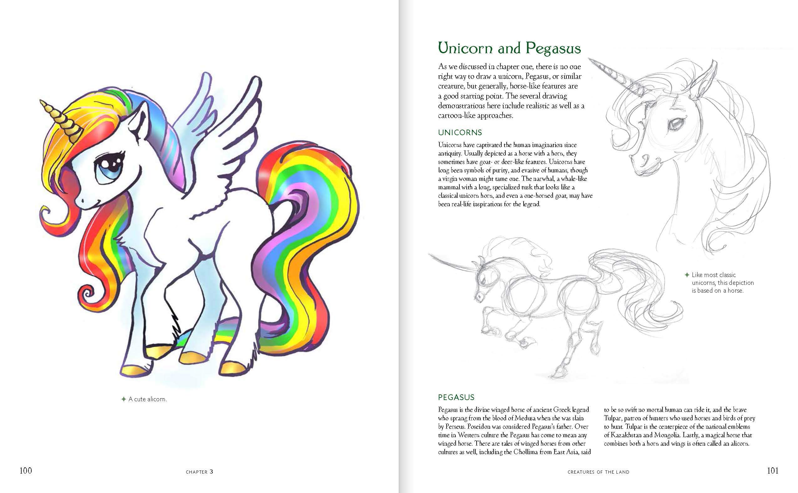How To Draw A Cute Unicorn With Wings Step By Step Easy Askworksheet