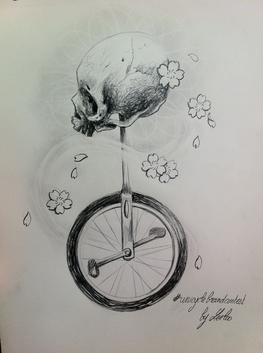 896x1200 Unicycle Drawing - Unicycle Drawing