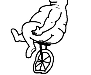 300x250 Unicycle Drawing - Unicycle Drawing