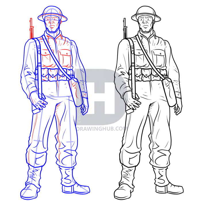 Uniform Drawing At PaintingValley.com | Explore Collection Of Uniform ...