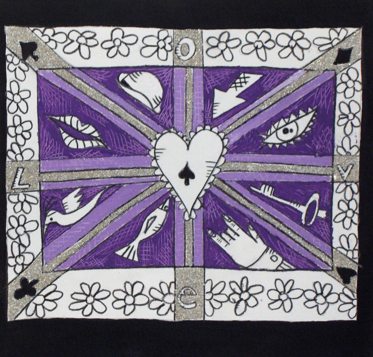 1200x1148 Kuky Unionjack Drawing - Union Jack Drawing