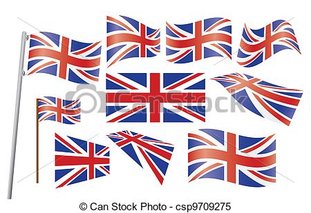 450x309 set of union jack flags vector illustration - Union Jack Drawing