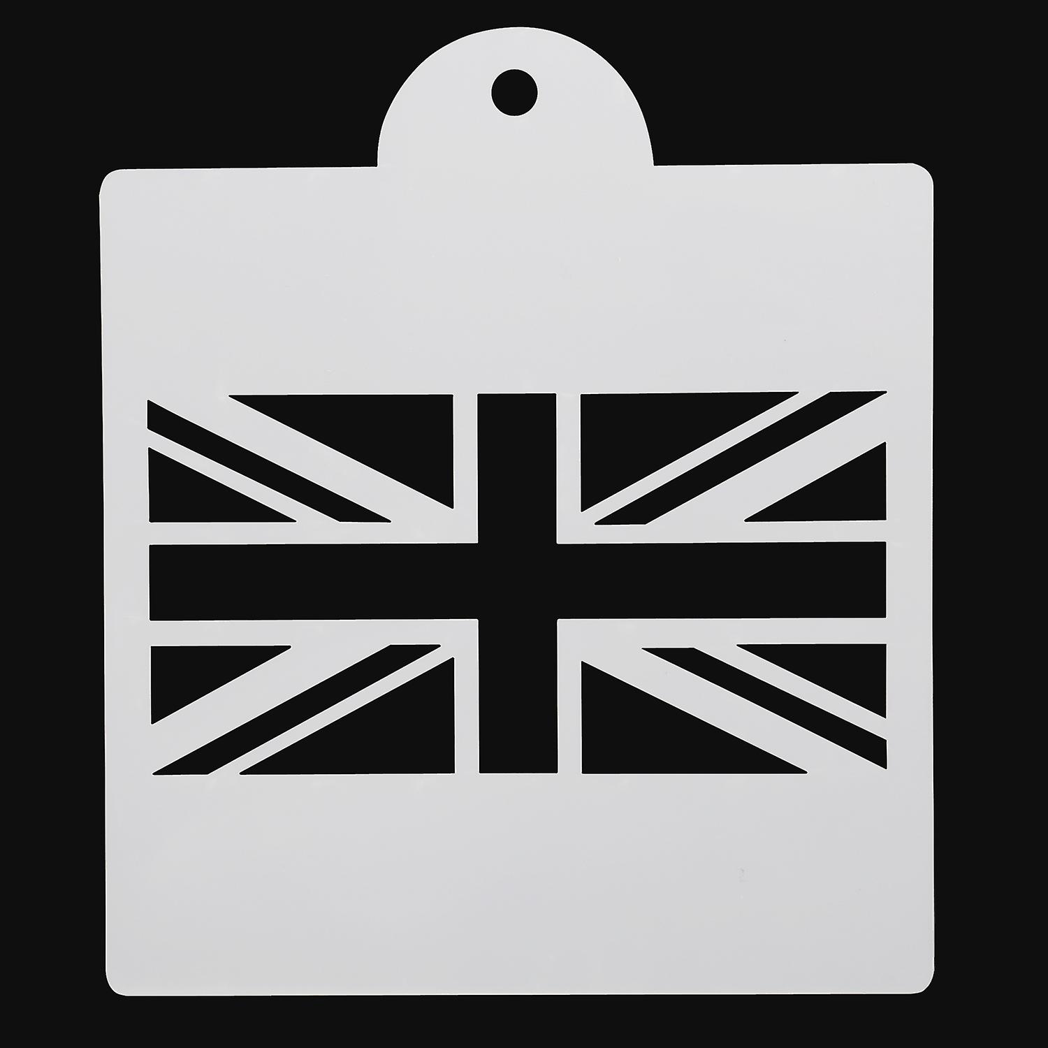 1500x1500 union jack drawing stencil templates for scrapbooking card making - Union Jack Drawing