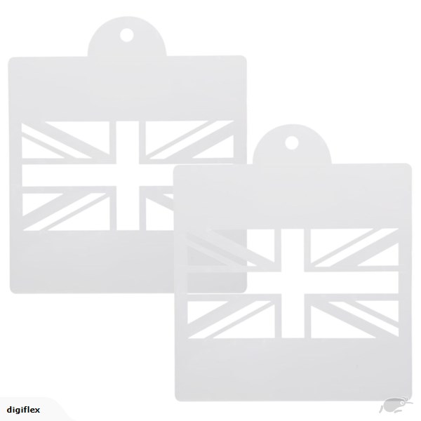 600x600 union jack flag drawing stencil trixes trade me - Union Jack Drawing