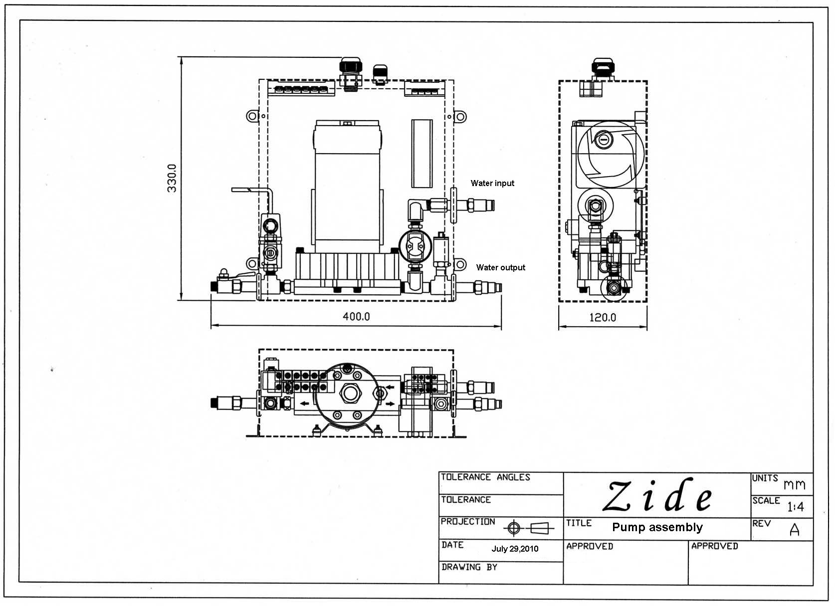 1674x1215 pump dimensions zide enterprise ltd - Unit Drawing
