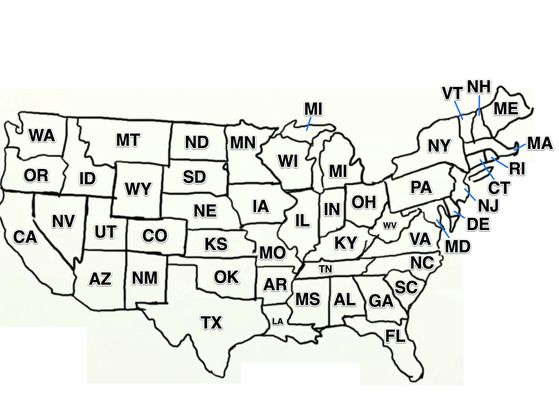 559x420 the entire usa - United Drawing