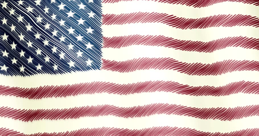 910x480 usa pencil drawing flag us stock footage video - United States Flag Drawing