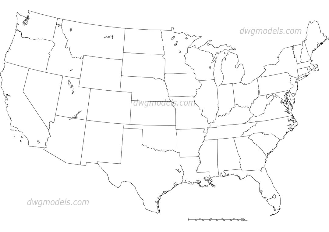 United States Outline Drawing at PaintingValley.com | Explore