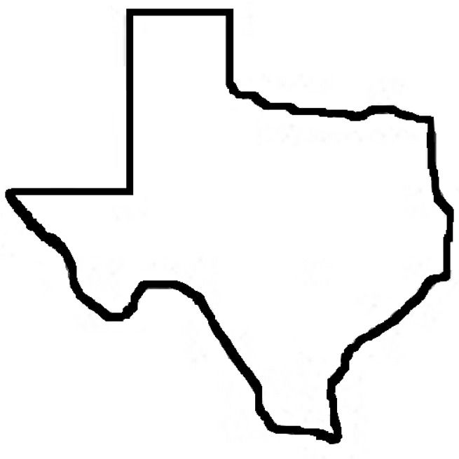 655x655 state of texas outline item cristian texas outline, texas - United States Outline Drawing