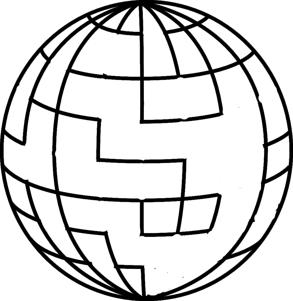 1000x1026 draw some vectors over a sphere, just like latitude and longitudes - Unity Drawing