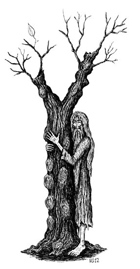 287x550 unity of souls surreal black and white pen ink drawing posters - Unity Drawing