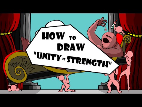 480x360 How To Draw Unity Is Strength - Unity Is Strength Drawing