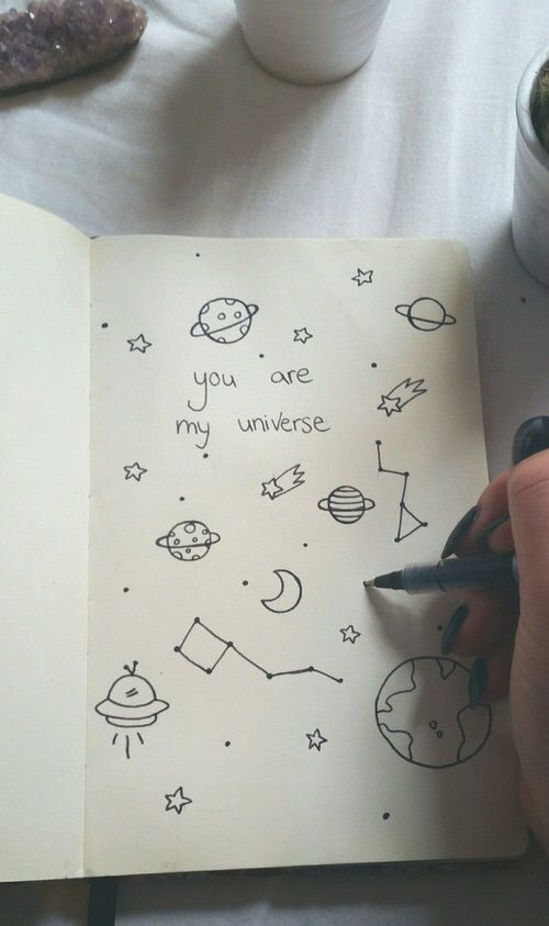 Universe Tumblr Drawing at PaintingValley.com | Explore collection of ...