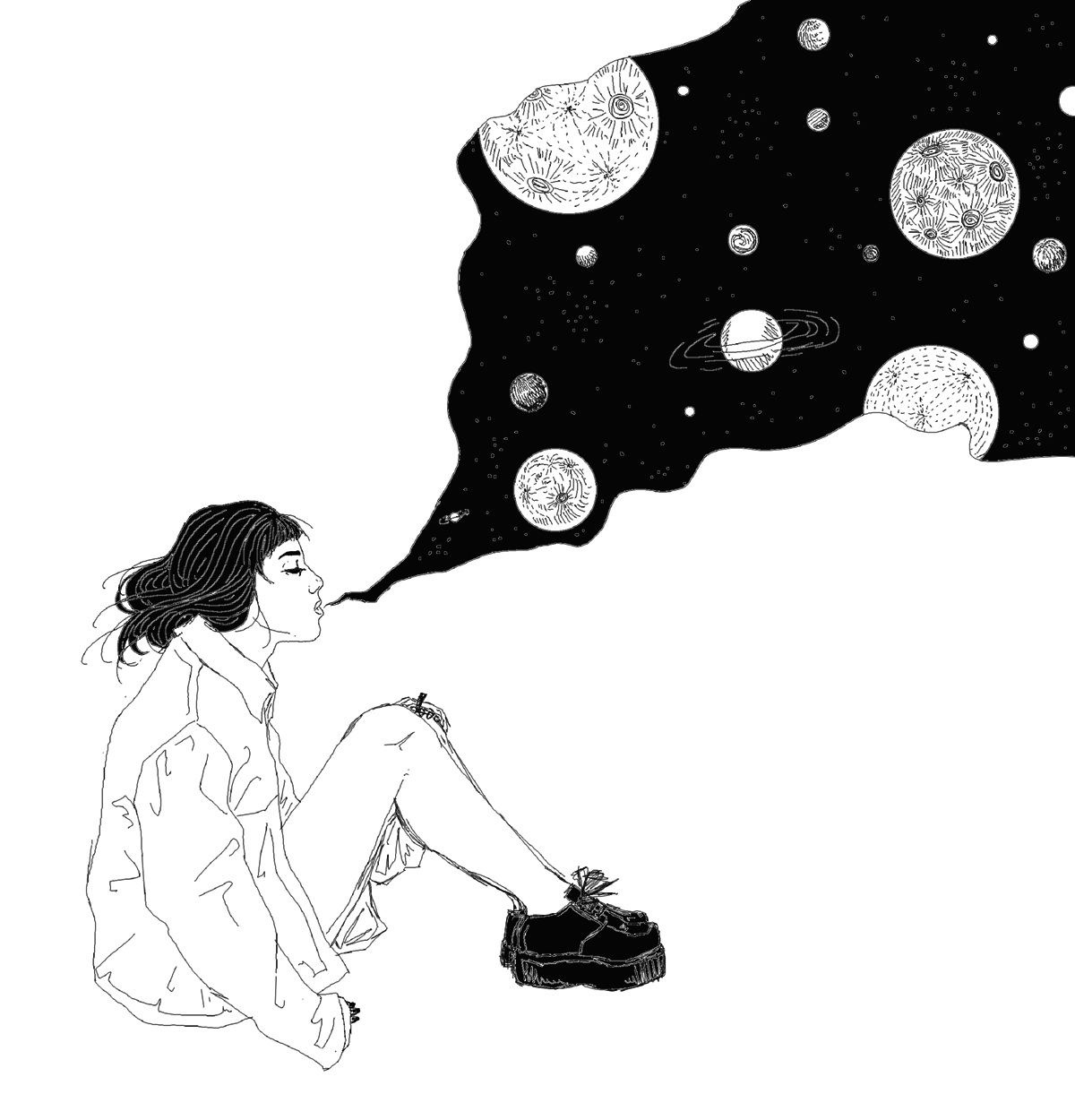 1200x1250 Me Gusta Tumblr Shared - Universe Tumblr Drawing