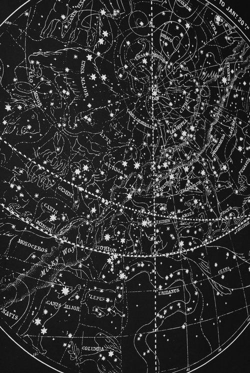 500x746 astrology, dark, drawing, grunge, indie, love, magic, night, stars - Universe Tumblr Drawing