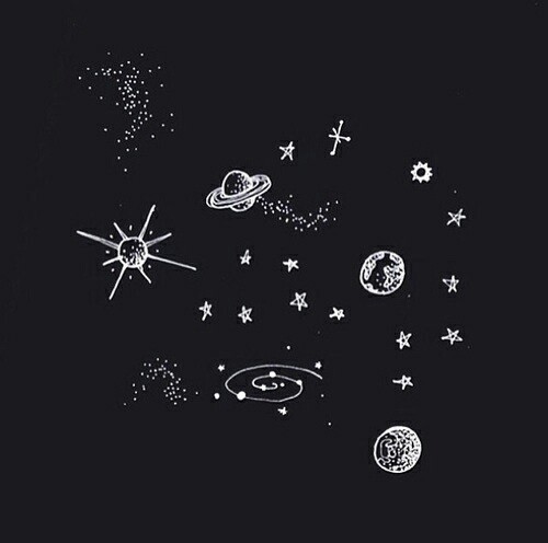 500x496 Art Via Tumblr Uploaded - Universe Tumblr Drawing