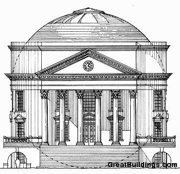 362x350 Great Buildings Drawing - University Drawing