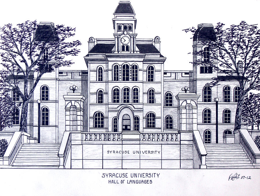 900x676 Syracuse University Drawing - University Drawing