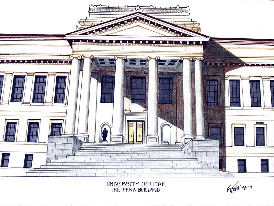 900x677 University Of Utah Drawing - University Drawing