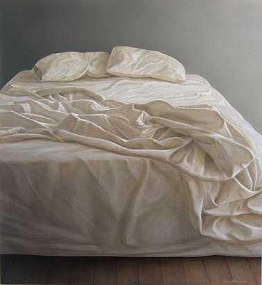 377x410 unmade bed drawing - Unmade Bed Drawing