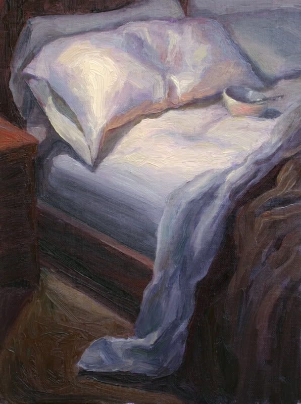 596x799 you have permission to not make your bed today paint art, art - Unmade Bed Drawing