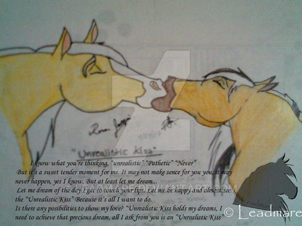 600x450 Unrealistic Kiss - Unrealistic Drawings