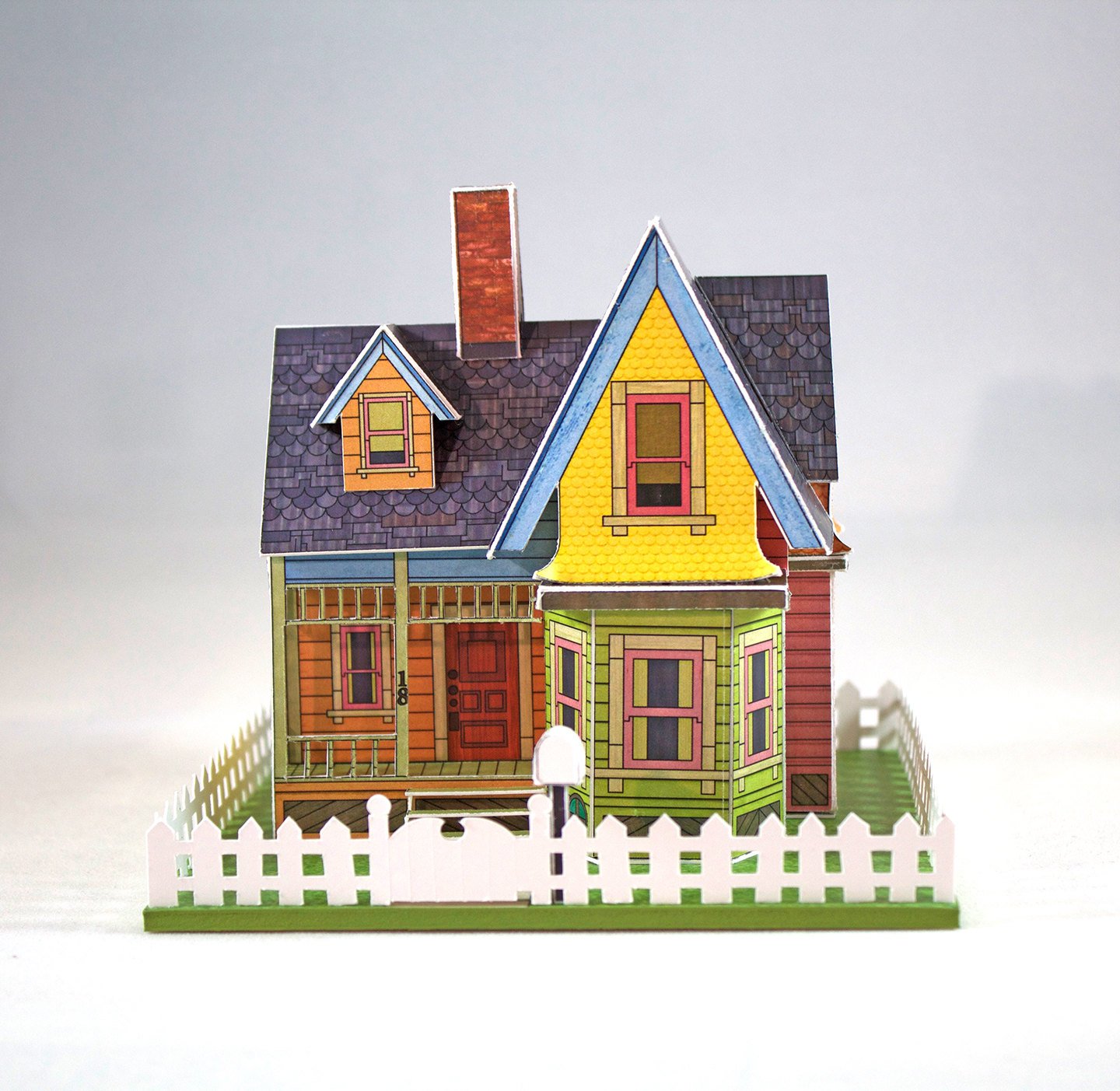 1440x1403 Make Your Own Miniature House Inspired - Up Movie House Drawing