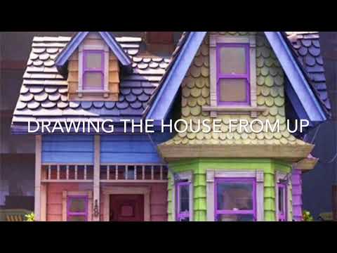 480x360 Drawing The House From The Movie Up - Up Movie House Drawing