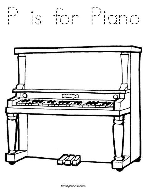 468x605 Upright Piano Coloring - Upright Piano Drawing