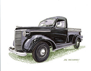 300x236 ups truck drawings fine art america - Ups Truck Drawing
