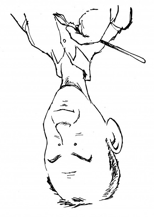 500x705 Exercise Upside Down Drawing - Upside Down Drawing