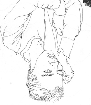 320x368 Art Hw Upside Down Drawings Skyline High School Visual Art - Upside Down Drawing