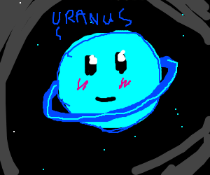 300x250 Happy Uranus Drawing - Uranus Drawing