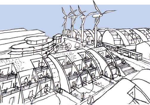 504x353 sustainable urban community project - Urban Community Drawing