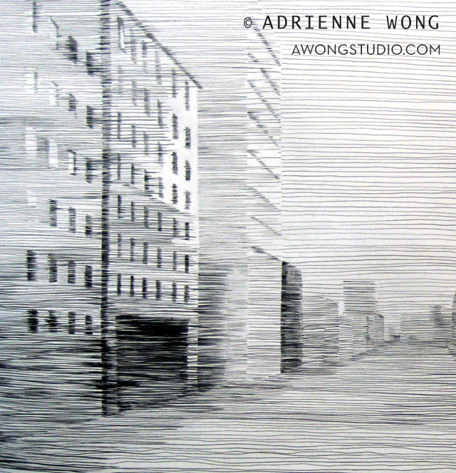 640x664 urban landscapes drawings adrienne wong - Urban Drawings