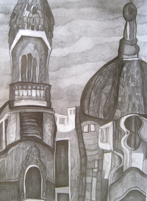 506x689 urban landscapes drawings - Urban Drawings