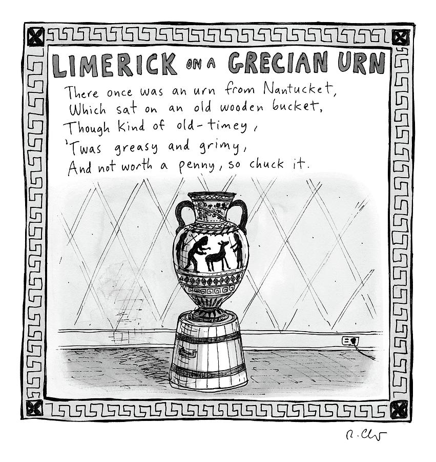 851x900 Limerick On A Grecian Urn Drawing - Urn Drawing