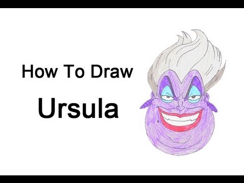 480x360 How To Draw Ursula - Ursula Drawing