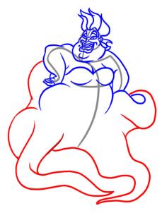 229x302 How To Draw How To Draw Ursula - Ursula Drawing