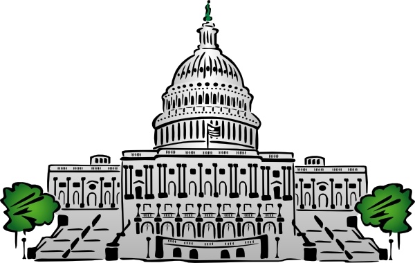 600x380 us capitol building clip art free vector in open office drawing - Us Capitol Building Drawing