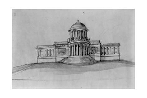 473x315 drawing of u s capitol giclee print - Us Capitol Drawing