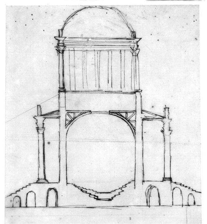 700x757 the temple of justice and faith the capitol's east and west - Us Capitol Drawing