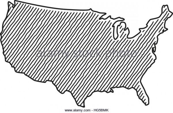 600x391 Us Map Drawing - Us Map Drawing