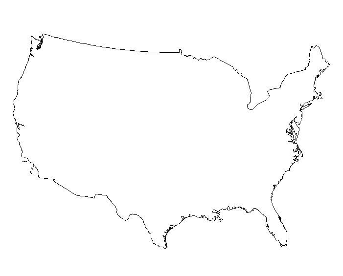 701x565 Photos Of Outline Drawing Of United States Us Maps United Clip - Us Map Line Drawing