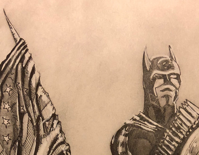 404x316 Steampunk Us Soldier - Us Soldier Drawing